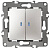 Выключатель двухклавишный с подсветкой ЭРА 12 10AX 250V 12-1105-15 Б0019294