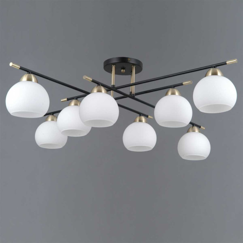 Потолочный светильник ILLUMICO IL0446-8CSQ-24 BK AB LIBRA Потолочный светильник ILLUMICO IL0446-8CSQ-24 BK AB LIBRA