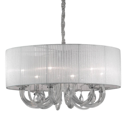 Подвесная люстра Ideal Lux Swan SP6 Bianco 035826 Подвесная люстра Ideal Lux Swan SP6 Bianco 035826