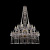 Подвесная люстра Bohemia Ivele 1413/24+12+6/460/h-185/2d Ni