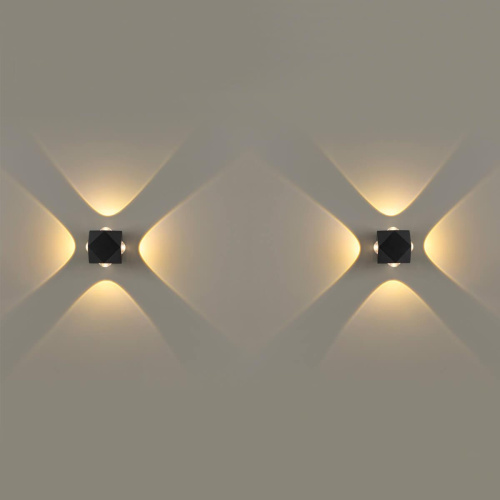 Уличный настенный светодиодный светильник Odeon Light Diamanta 4218/8WL