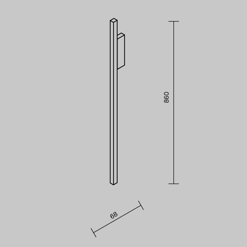 Настенный светильник (бра) Maytoni MOD245WL-L24BK Настенный светильник (бра) Maytoni MOD245WL-L24BK