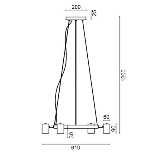 Подвесной светильник Vele Luce Acquario VL10132P04 Подвесной светильник Vele Luce Acquario VL10132P04