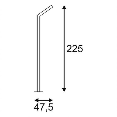 Садово-парковый светодиодный светильник SLV Bendo 80 231845