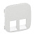 Лицевая панель Legrand Valena Allure розетки телефонной RJ-11/Ethernet RJ-45 жемчуг 755429
