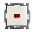 Выключатель кнопочный одноклавишный ABB Basic55 10A 250V с подсветкой chalet-белый 2CKA001413A1100