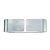 Настенный светильник Ideal Lux Clip AP2 Small Argento 088273