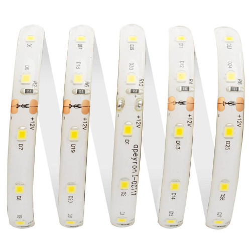 Светодиодная влагозащищенная лента Apeyron 4,8W/m 60Led/m 3528SMD дневной белый 5M 00-147 Светодиодная влагозащищенная лента Apeyron 4,8W/m 60Led/m 3528SMD дневной белый 5M 00-147