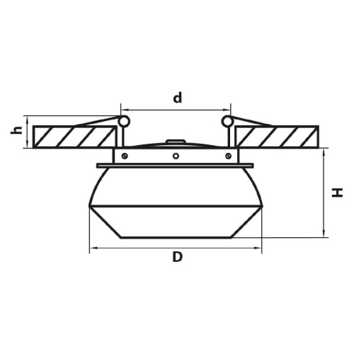 Встраиваемый светодиодный светильник Lightstar Orbe 051306