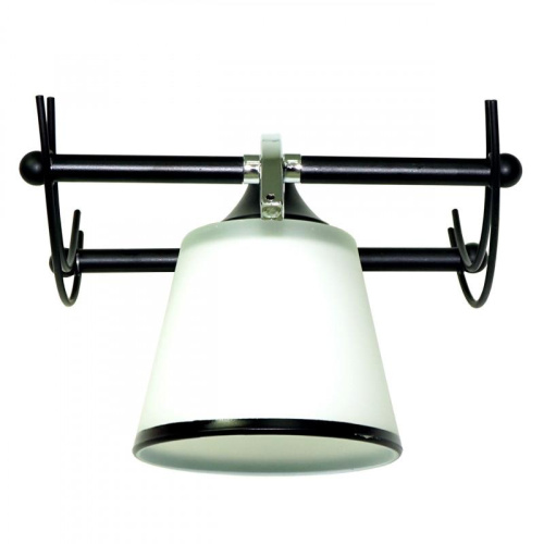 Бра IMEX MD.3135-1-W WENGE+CH Бра IMEX MD.3135-1-W WENGE+CH