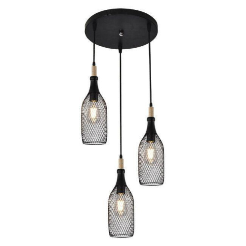 Подвесная люстра Seven Fires Veronica WD4002/3P-BK-WD Подвесная люстра Seven Fires Veronica WD4002/3P-BK-WD