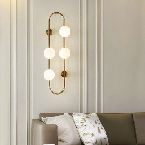 Настенное Бра Hoop Wall H115 Black By Imperiumloft