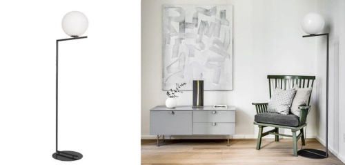 Торшер Flos Ic Lights F Black By Imperiumloft