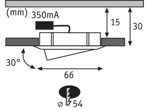 Мебельный светодиодный светильник Paulmann Micro Line Schwenkbar 92087