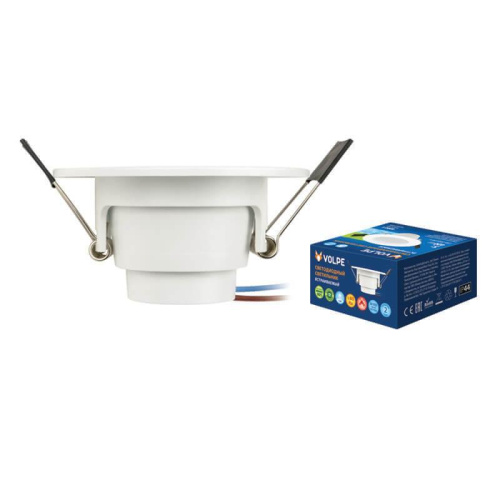 Встраиваемый светодиодный светильник (UL-00003242) Volpe ULM-Q261 5W/DW IP44 White Встраиваемый светодиодный светильник (UL-00003242) Volpe ULM-Q261 5W/DW IP44 White