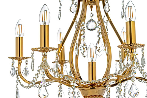 Подвесная люстра Arti Lampadari Ercolano E 1.1.6.602 G Подвесная люстра Arti Lampadari Ercolano E 1.1.6.602 G