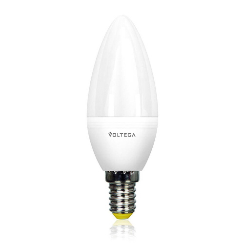 Лампа светодиодная Voltega E14 5.5W 2800К свеча матовая VG2-C2E14warm5W 8337