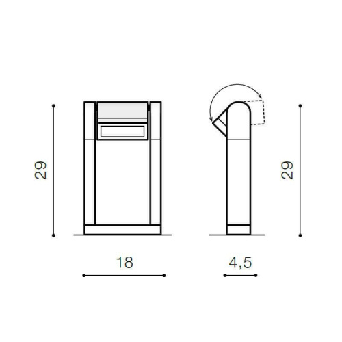 Уличный светильник Azzardo Frame spike AZ2128