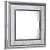 Рамка Werkel Palacio Gracia на 1 пост хром/белый WL77-Frame-01 4690389126031