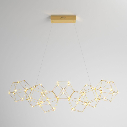 Подвесной светодиодный светильник Eurosvet Uma 90168/7 медь Подвесной светодиодный светильник Eurosvet Uma 90168/7 медь