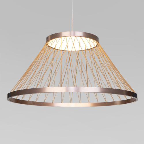 Подвесной светодиодный светильник Eurosvet Cesta 40017/1 LED коричневый