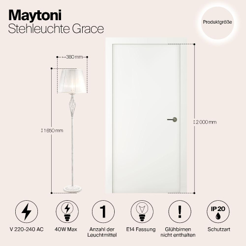 Торшер Maytoni Grace ARM247-11-G