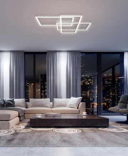 Потолочный светодиодный светильник Maytoni Line MOD015CL-L80W