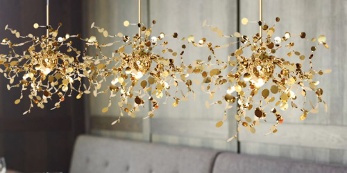 Люстра Tezani Argent Suspension Pendant Lamp 40 Gold By Imperiumloft