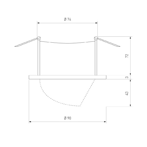 Встраиваемый светодиодный светильник Elektrostandard 9918 LED 9W 4200K черный a052456