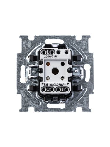 Выключатель одноклавишный ABB Basic55 10A 250V слоновая кость 2CKA001012A2146