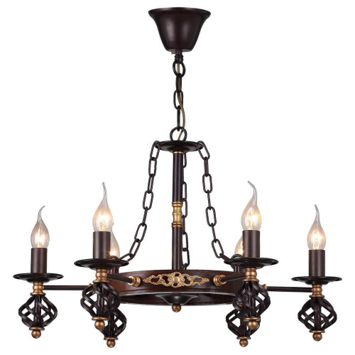 Подвесная люстра Arte Lamp Cartwheel A4550LM-6CK Подвесная люстра Arte Lamp Cartwheel A4550LM-6CK