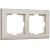 Рамка Werkel Stark на 2 поста слоновая кость WL04-Frame-02-ivory 4690389046513