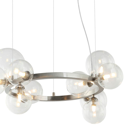 Подвесная люстра Lumien Hall Lovrenc LH4125/11P-SN-CL Подвесная люстра Lumien Hall Lovrenc LH4125/11P-SN-CL