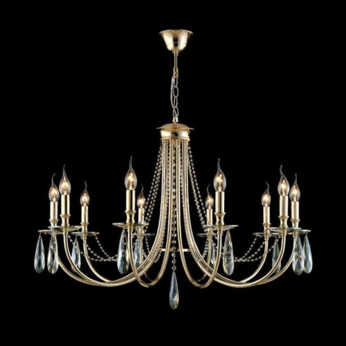 Подвесная люстра Crystal Lux Victoria SP10 Gold/Amber Подвесная люстра Crystal Lux Victoria SP10 Gold/Amber