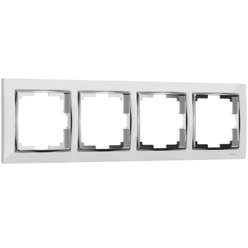 Рамка Werkel Snabb на 4 поста белая WL03-Frame-04-white 4690389046131