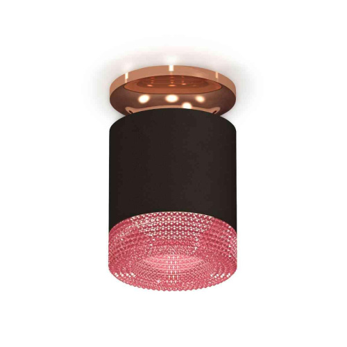 Комплект накладного светильника Ambrella light Techno Spot XS7402123 SBK/PPG черный песок/золото розовое полированное (N7930, C7402, N7193) Комплект накладного светильника Ambrella light Techno Spot XS7402123 SBK/PPG черный песок/золото розовое полированное (N7930, C7402, N7193)