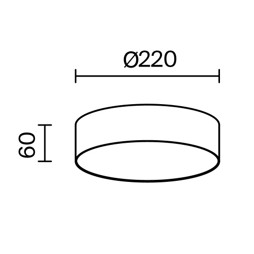Потолочный светильник Technical C032CL-24W3K-RD-W Потолочный светильник Technical C032CL-24W3K-RD-W