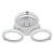 Потолочная светодиодная люстра Seven Fires Nikki SF5053/3C-WT-CR