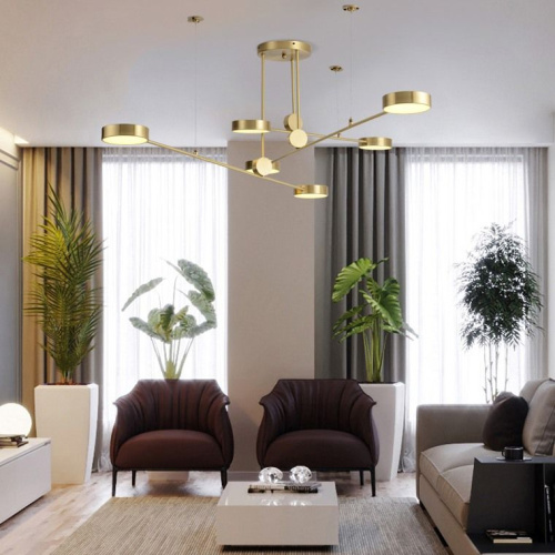 Подвесная Люстра Technum Led Gold By Imperiumloft