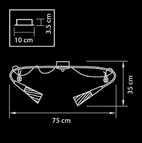 Потолочная люстра Lightstar Aereo 711067