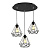 Подвесная люстра IMEX MD.1706-3-P BK