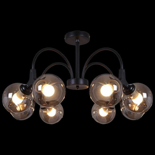 Потолочная люстра Reluce 01268-0.3-08 BK+CR