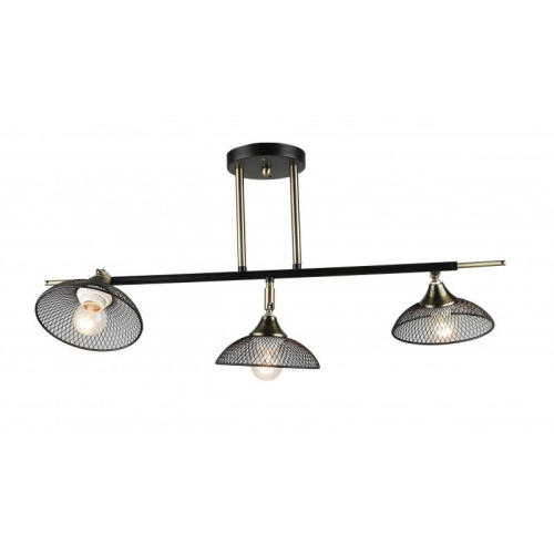 Потолочная люстра IMEX MD.5728-3-S-AB+BK Потолочная люстра IMEX MD.5728-3-S-AB+BK