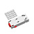 Коннектор питания прямой Ambrella Light Track System Magnetic 220V GL1107