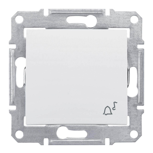 Выключатель кнопочный Звонок Schneider Electric Sedna IP44 10A 250V SDN0800321