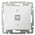 Выключатель одноклавишный двухполюсный Legrand Valena 16A 250V с подсветкой белый 774214