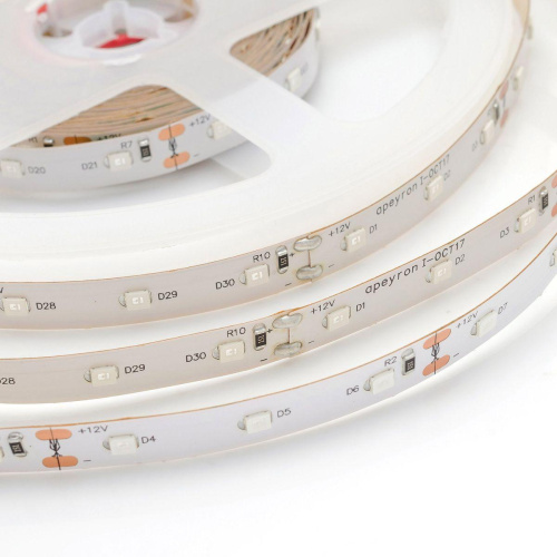 Светодиодная лента Apeyron 4,8W/m 60LED/m 3528SMD зеленый 5M 00-34 Светодиодная лента Apeyron 4,8W/m 60LED/m 3528SMD зеленый 5M 00-34
