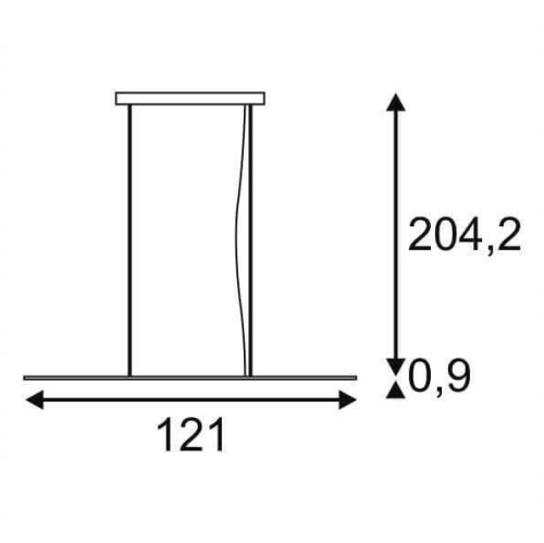 Подвесной светодиодный светильник SLV Cygnis PD-1 157631