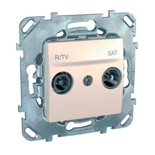 Розетка R-TV/SAT оконечная Schneider Electric Unica MGU5.455.25ZD