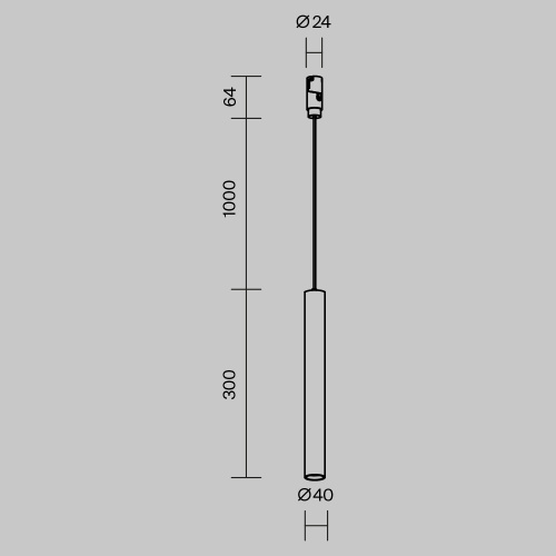 Трековый подвесной светильник Technical TR210-1-5W3K-M-B Трековый подвесной светильник Technical TR210-1-5W3K-M-B